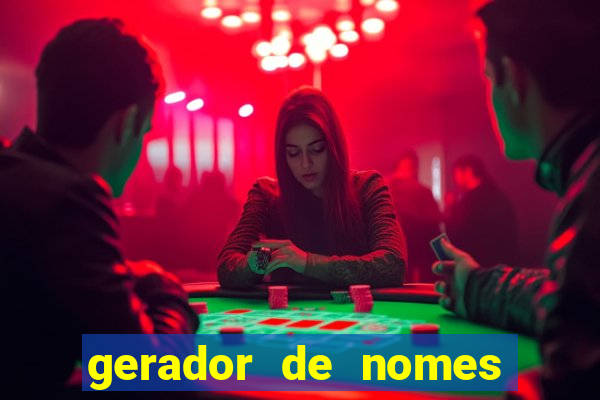 gerador de nomes para jogos